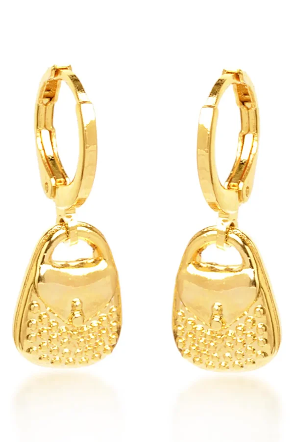 Brinco Argolinha Bolsa Mulher